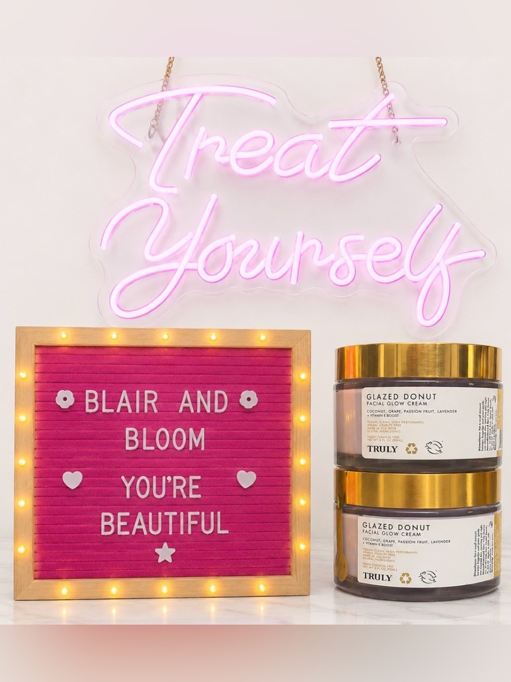 Truly Beauty Glazed Donut Facial Glow Cream Bundle - DISCONTINUED